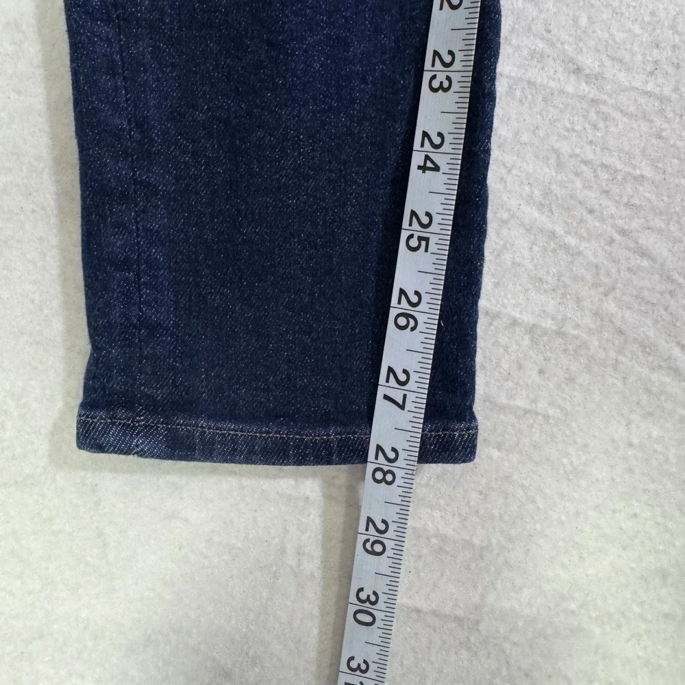 Madewell 9 Inch Mid-Rise Skinny Jeans Dark Wash Blue Size 31 Denim